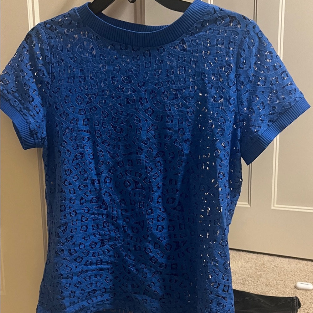 Blue Lace Women's Top